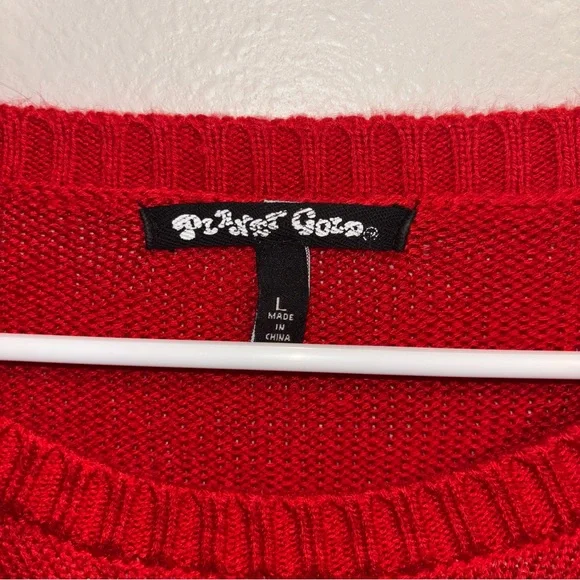 HO, HO, HO Ugly Christmas Sweater Juniors L - Picture 2 of 4